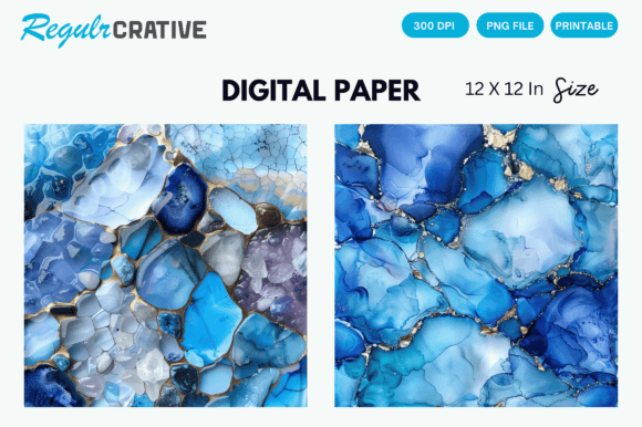 3d Blue Alcohol Ink and Create Abstract: Elevating Your Digital Crafts with Precision