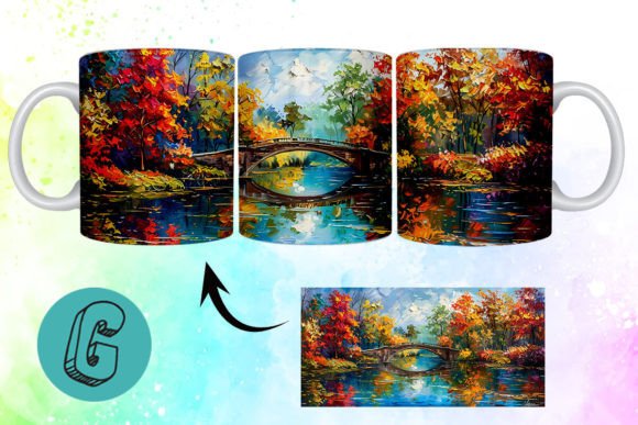 3D Oil Paint Autumn Park Mug Wrap 15: A Practical Guide to Flawless Creative Results