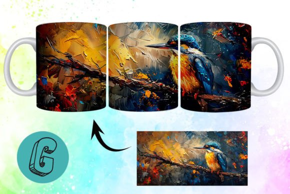 3D Oil Paint Cute Bird Mug Wrap 16: A Practical Evaluation for Creative Projects