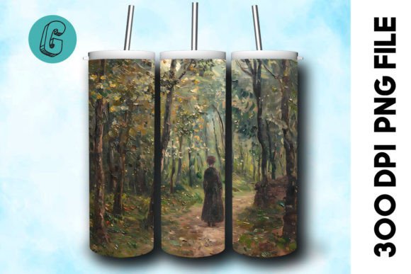 3D Oil Paint Forest Tumbler Wrap 31: A Strategic Asset for Creative Workflows