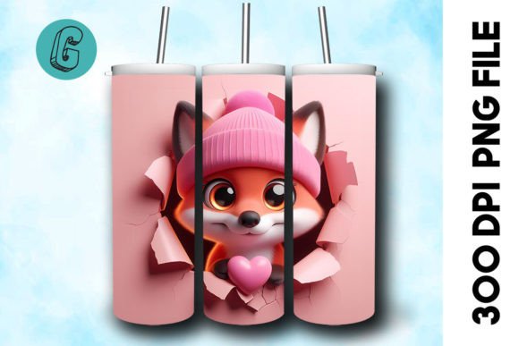 Transform Your Creative Projects with the 3D Fox Valentine Tumbler Wrap: A Complete Guide to High-Quality Digital Downloads