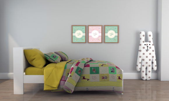 Transforming Digital Spaces with a 3D Minimalist and Colorful Room Kids