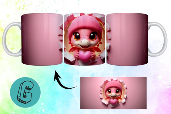Unlocking the Potential of Valentine Dragon 3D Mug Wrap 84 for Modern Creators